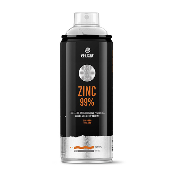 MTN PRO Zinc Pure 99% 400ml spray can