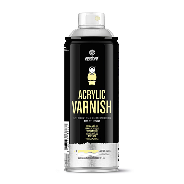 MTN PRO Acrylic Varnish 400ml spray can