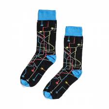 MTN Metro Black socks