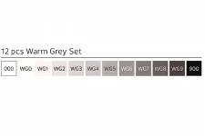 Stylefile Marker Warm Grey 12pcs set