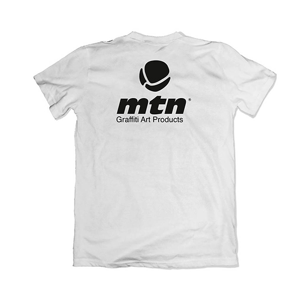 Montana Colors MTN BASIC Logo Back white t-shirt