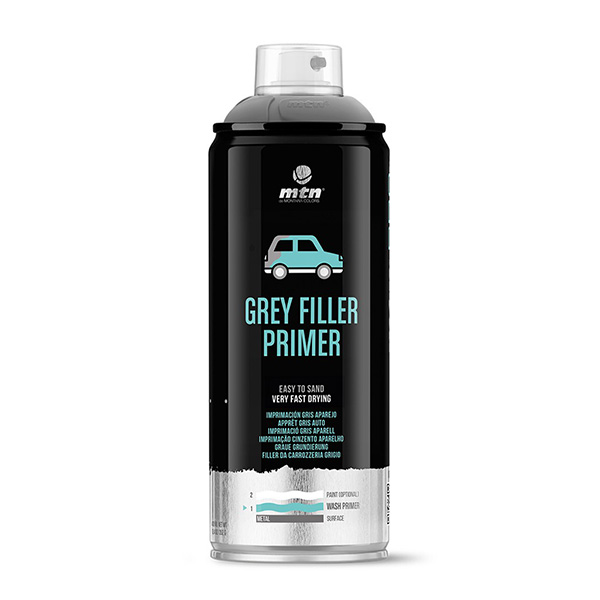 MTN PRO Grey Filler Primer 400ml spray can
