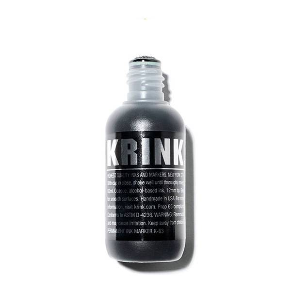 KRINK K-63 Super Black squeeze ink marker