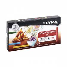 Lyra Polycrayons Soft 12 set