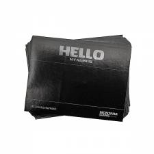 Montana ''Hello my name is'' Black 100pcs Sticker pack