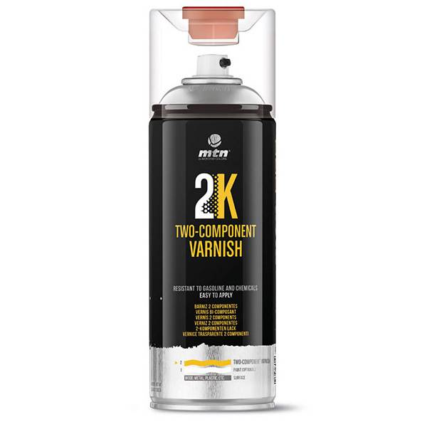 MTN PRO 2K Two Component Varnish 400ml spray can