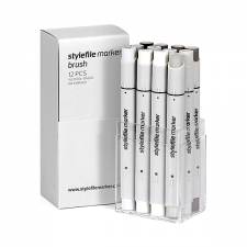 Stylefile Marker Brush Warm Grey 12pcs set