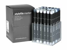 Stylefile Marker Grey 36pcs set